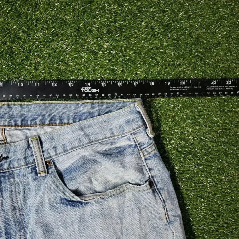 Levis Men Size 38 x 29 Jeans 550 Relaxed Fit Pants Cotton Light Wash Denim - Picture 8 of 8